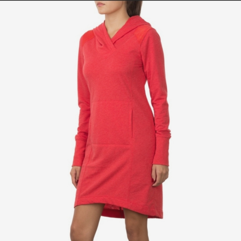 Lolë Hooded Sweatshirt Dress/Tunic